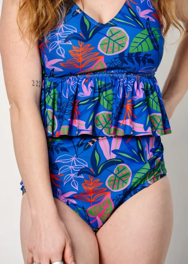 Midnight Jungle | High-Waisted Bottoms