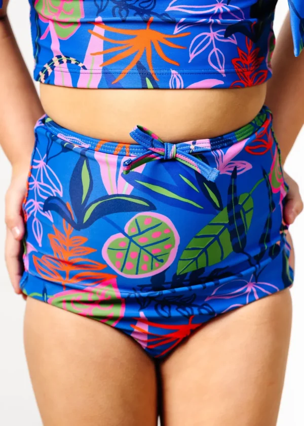 Midnight Jungle | Mini Bow Bottoms