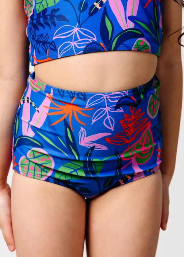 Midnight Jungle | Mini High-Waisted Bottoms