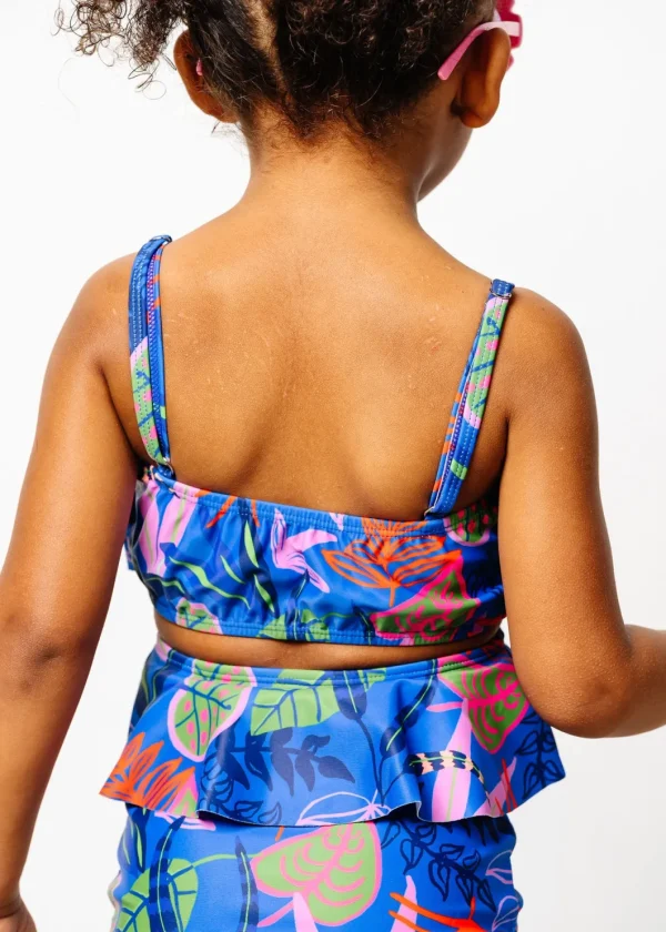 Midnight Jungle | Mini Oversized Ruffle Top