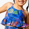 Midnight Jungle | Mini Peplum Top