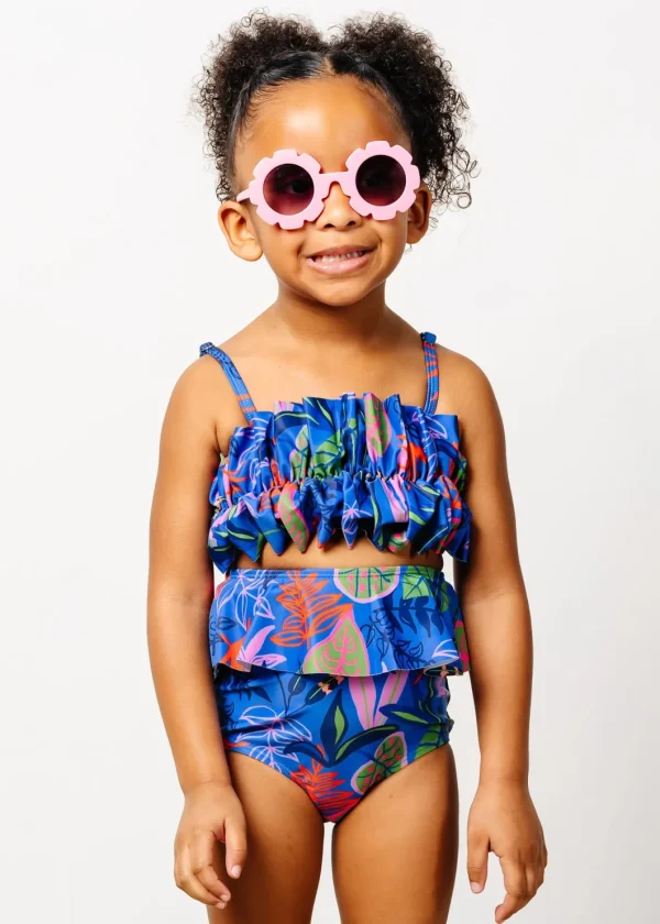 Midnight Jungle | Mini Peplum Bottoms