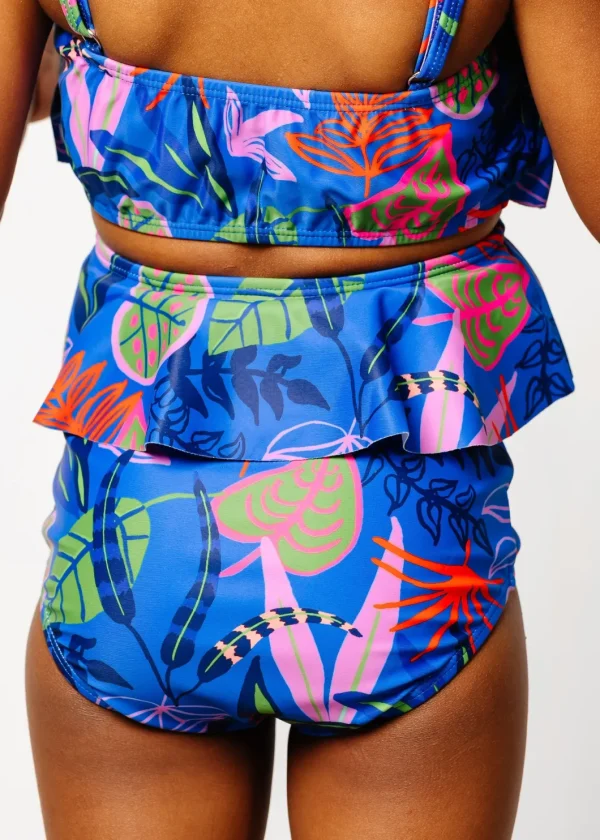 Midnight Jungle | Mini Peplum Bottoms