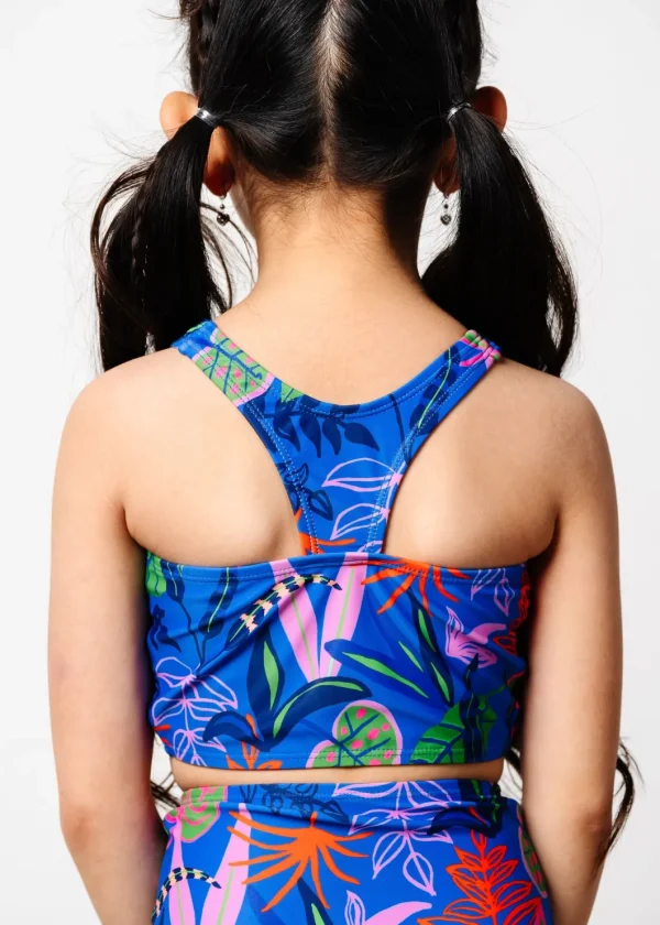 Midnight Jungle | Mini Racer Back Top