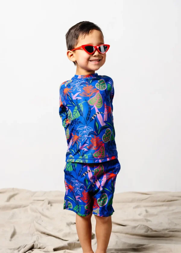 Midnight Jungle | Mini Rashguard Top (Unisex)