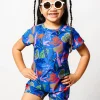 Midnight Jungle | Mini Shorties Rashguard (Unisex)
