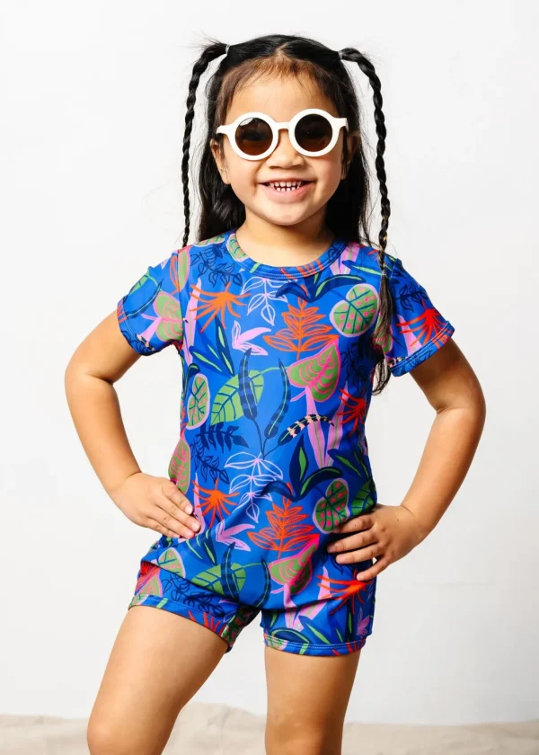 Midnight Jungle | Mini Shorties Rashguard (Unisex)
