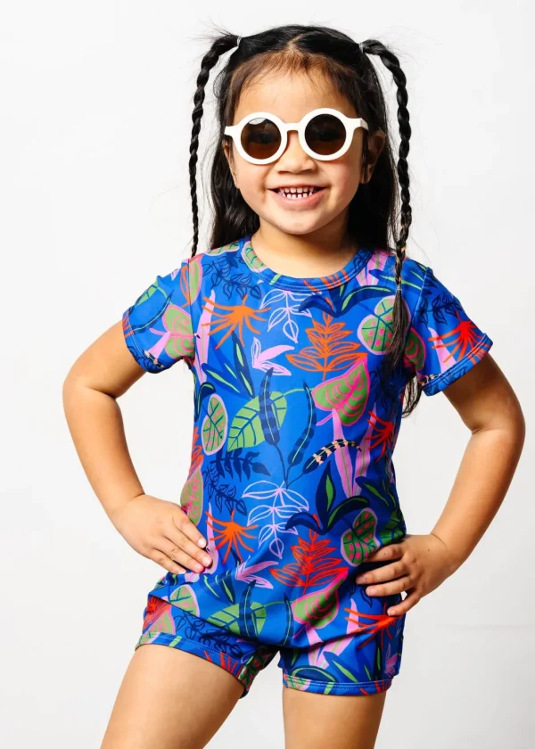 Midnight Jungle | Mini Shorties Rashguard (Unisex)