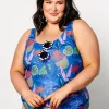 Midnight Jungle | Skirted One-Piece