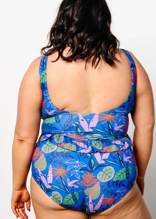 Midnight Jungle | Skirted One-Piece