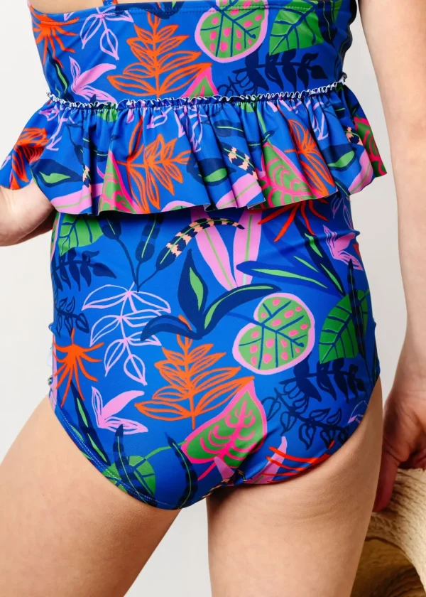 Midnight Jungle | Youth Down in Front Ruffle Bottoms