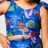 Midnight Jungle | Youth Knot Top