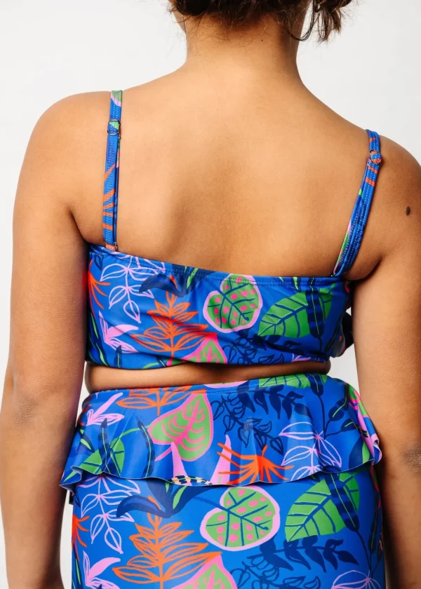 Midnight Jungle | Youth Oversized Ruffle Top