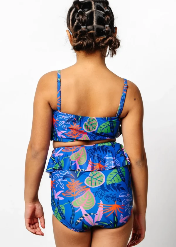 Midnight Jungle | Youth Peplum Bottoms