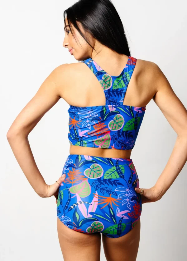 Midnight Jungle | Youth Racer Back Top