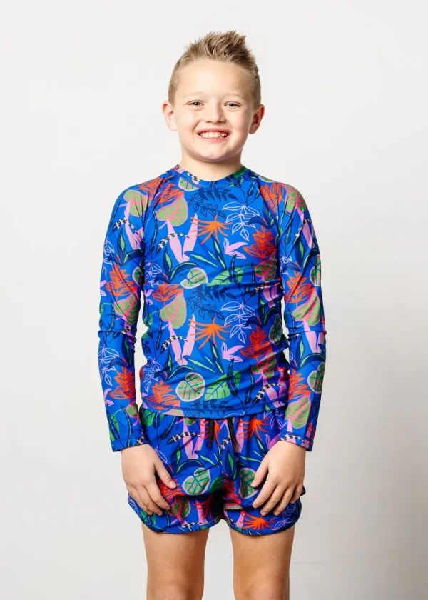 Midnight Jungle | Youth Rashguard Top (Unisex)