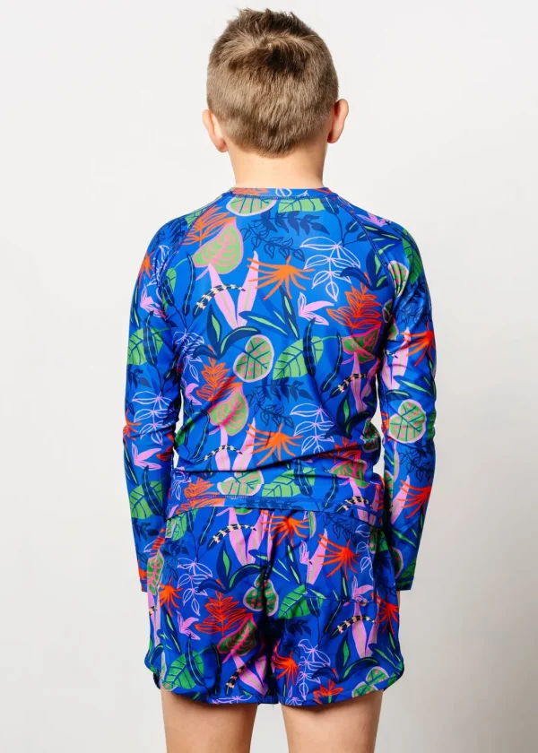 Midnight Jungle | Youth Rashguard Top (Unisex)