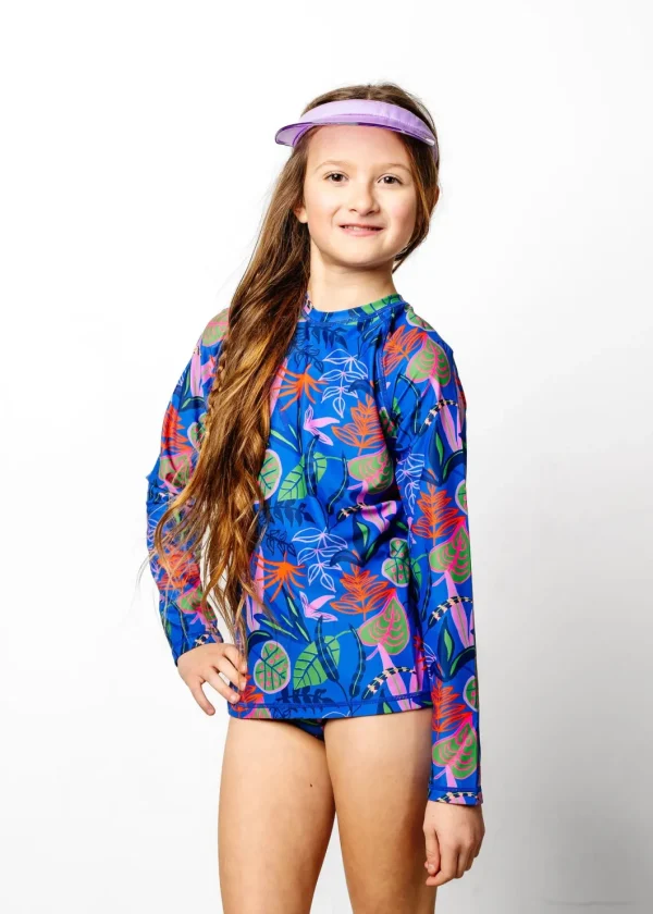 Midnight Jungle | Youth Rashguard Top (Unisex)