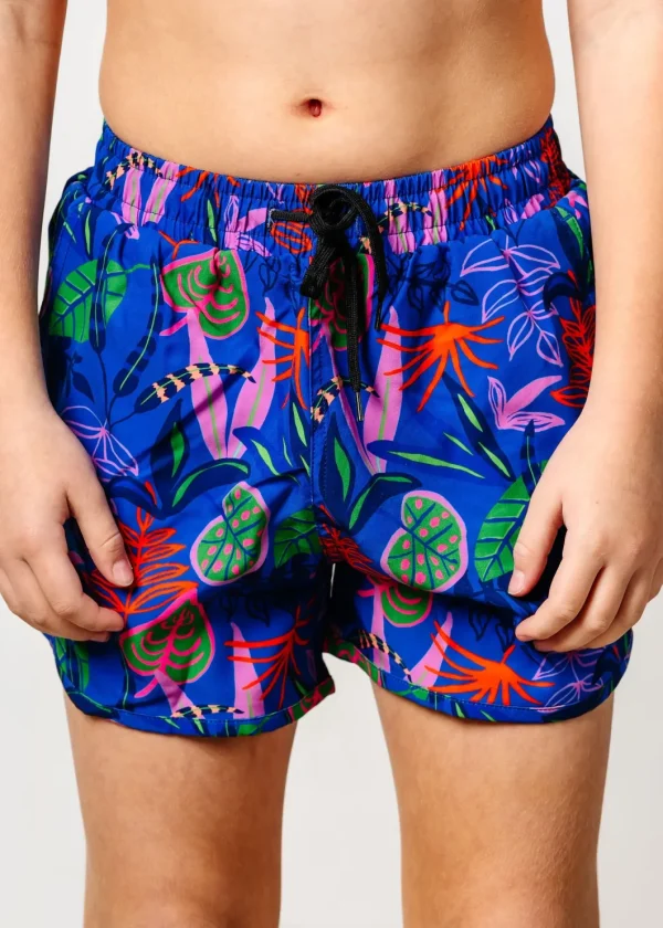 Midnight Jungle | Youth Retro Shorties