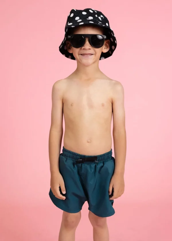 Midnight Teal | Mini Retro Shorties