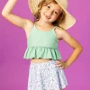 Mint Flowers | Mini Who Wears Short Skirts
