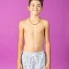Mint Flowers | Youth Retro Shorties