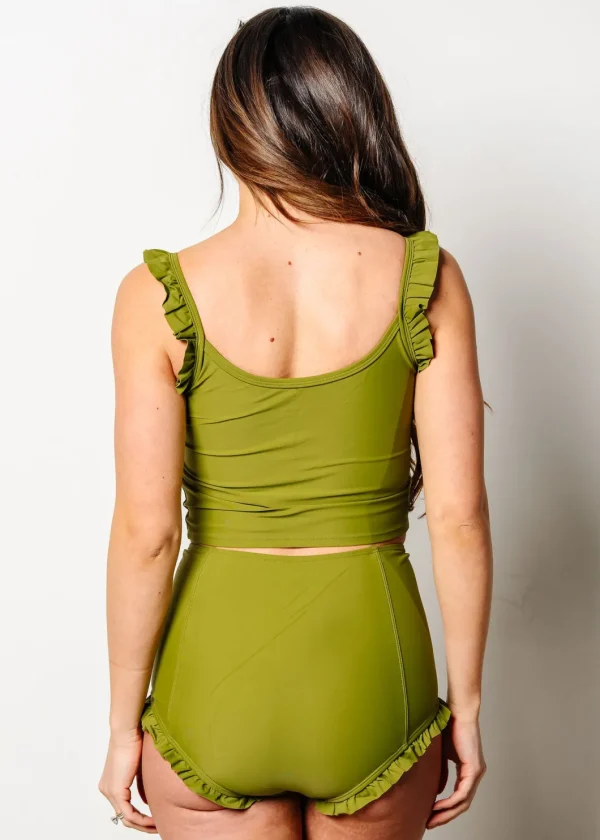 Olive Green | All Ruffled Up Bottoms