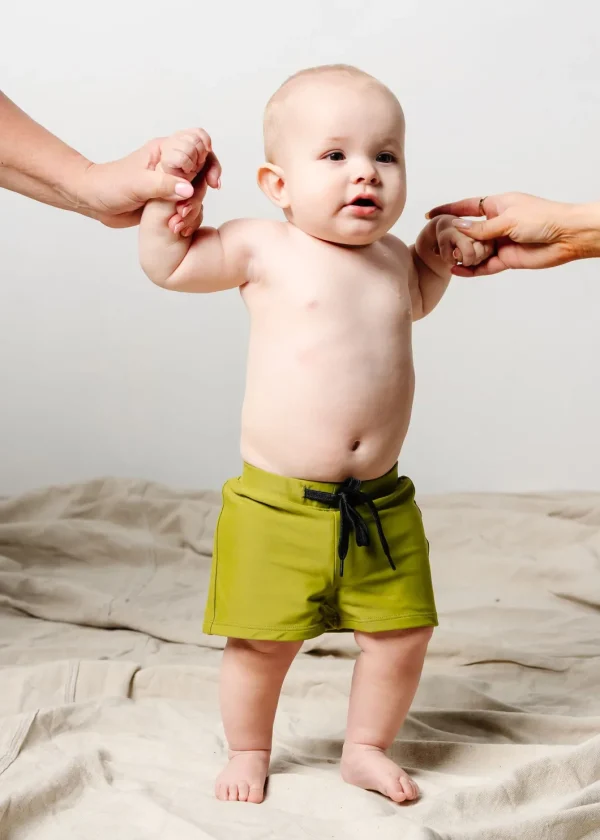 Olive Green | Baby Euro Shorts