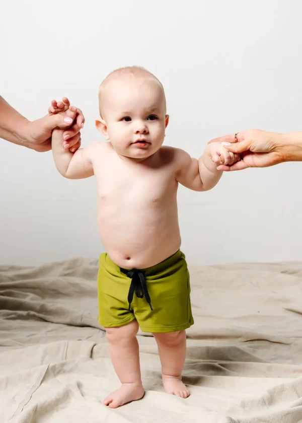 Olive Green | Baby Euro Shorts