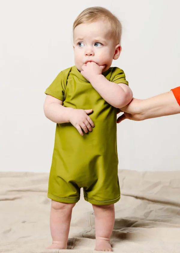 Olive Green | Baby Shorties Rashguard (Unisex)