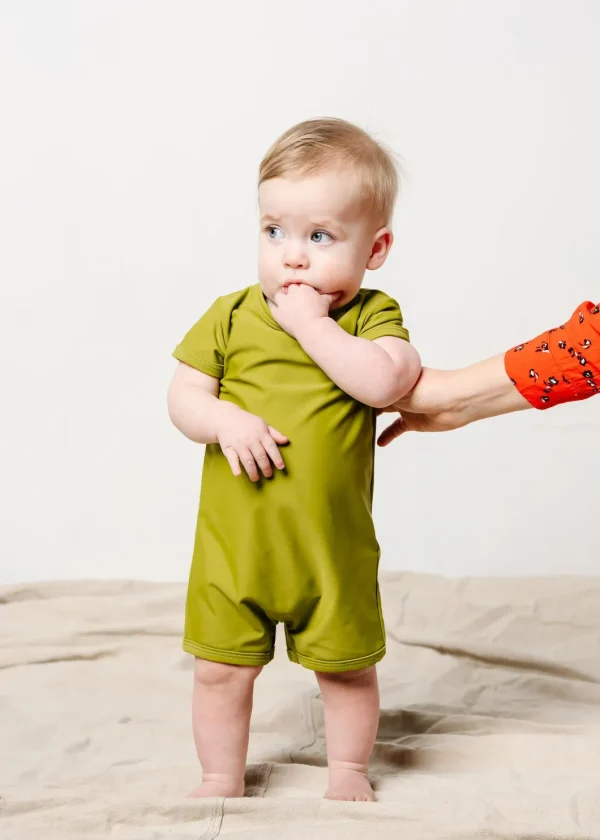 Olive Green | Baby Shorties Rashguard (Unisex)