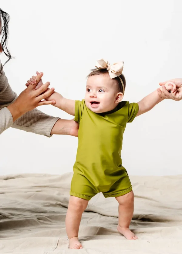 Olive Green | Baby Shorties Rashguard (Unisex)