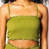 Olive Green | Bandeau Top