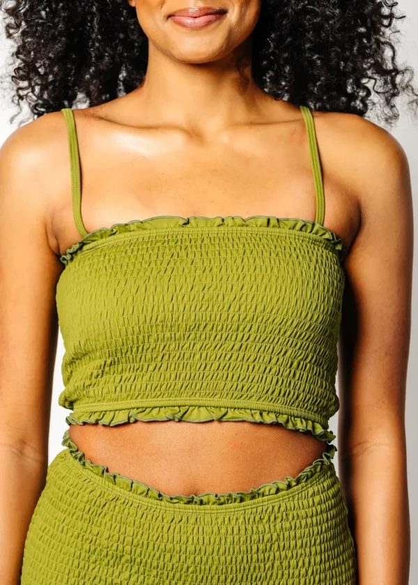 Olive Green | Bandeau Top