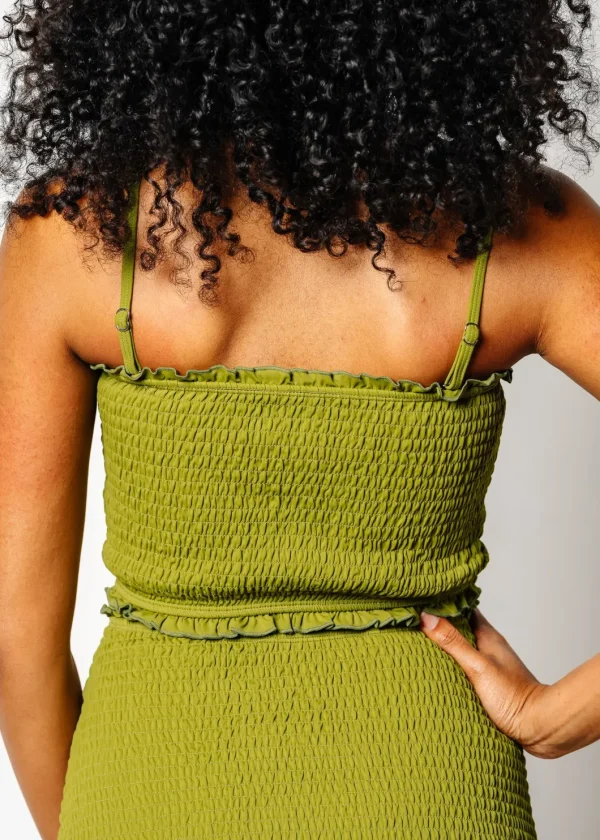 Olive Green | Bandeau Top