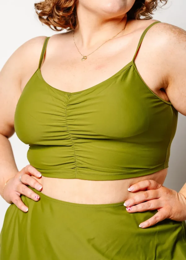 Olive Green | Centered Top