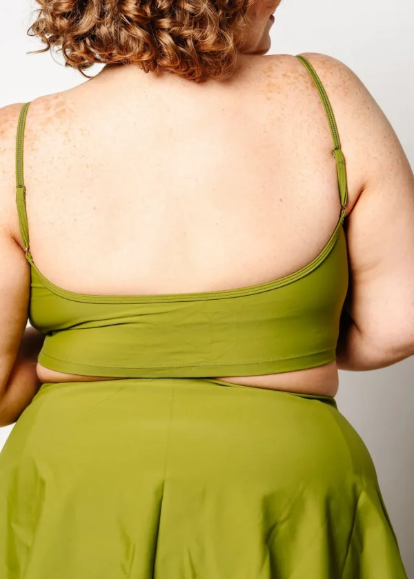 Olive Green | Centered Top