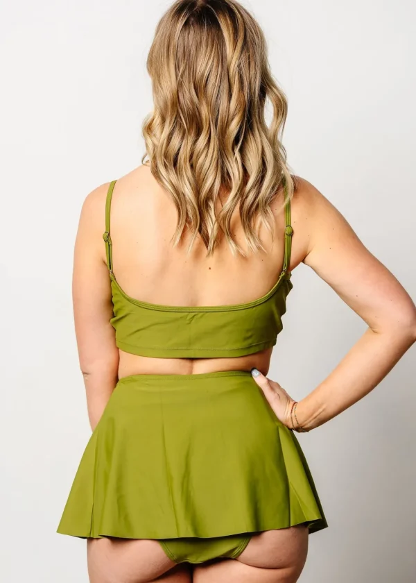 Olive Green | Centered Top