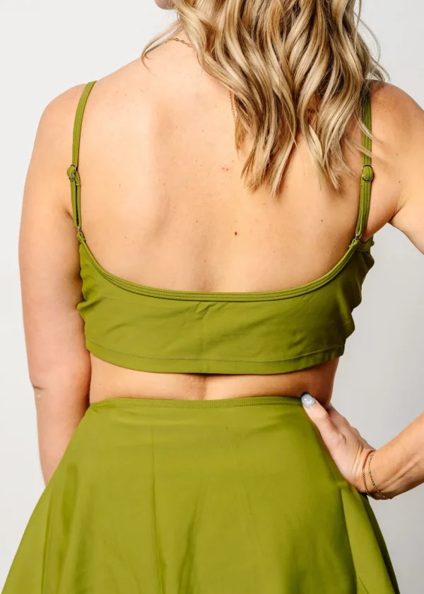 Olive Green | Centered Top