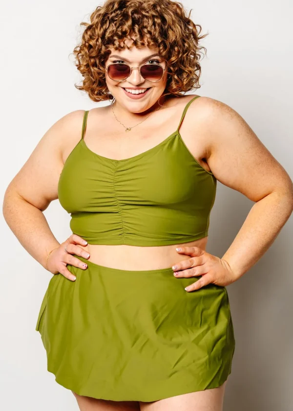 Olive Green | Centered Top