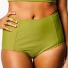 Olive Green | High-Waisted Bottoms