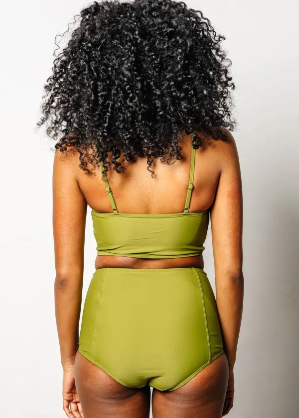 Olive Green | High-Waisted Bottoms