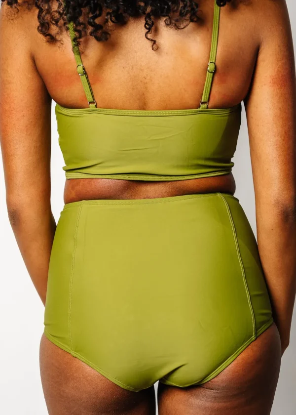 Olive Green | High-Waisted Bottoms