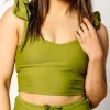 Olive Green | Knot Top