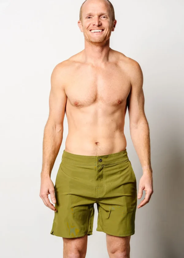 Olive Green | Mens Boardies