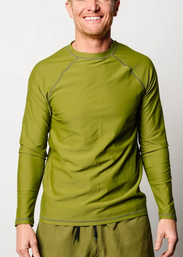 Olive Green | Mens Rashguard Top
