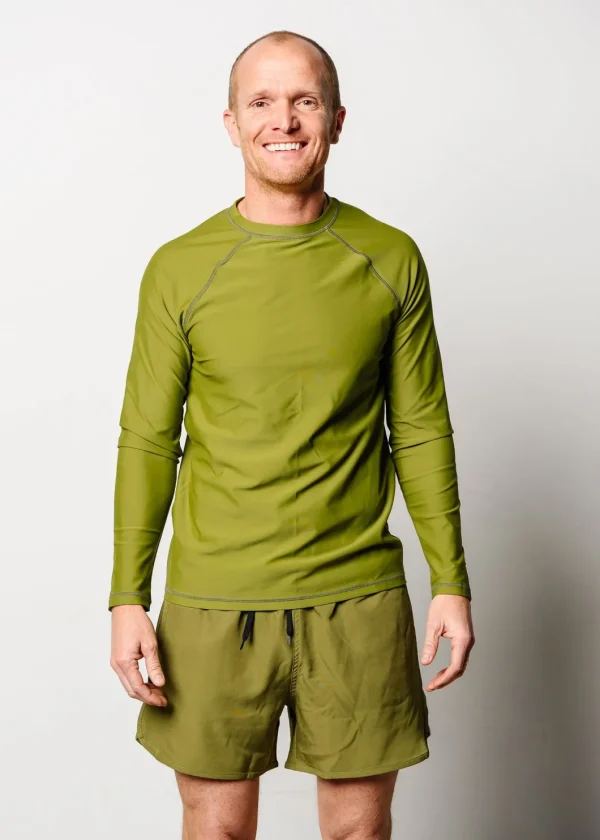 Olive Green | Mens Rashguard Top