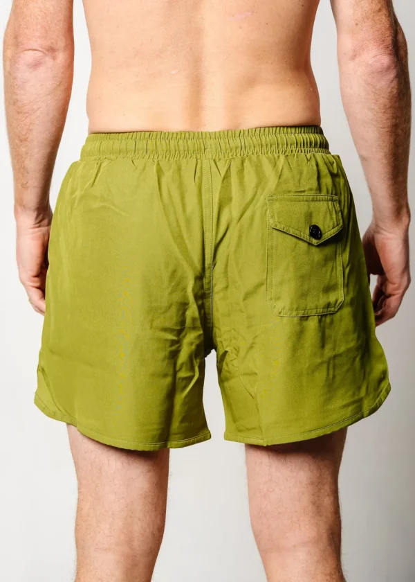 Olive Green | Mens Retro Shorties