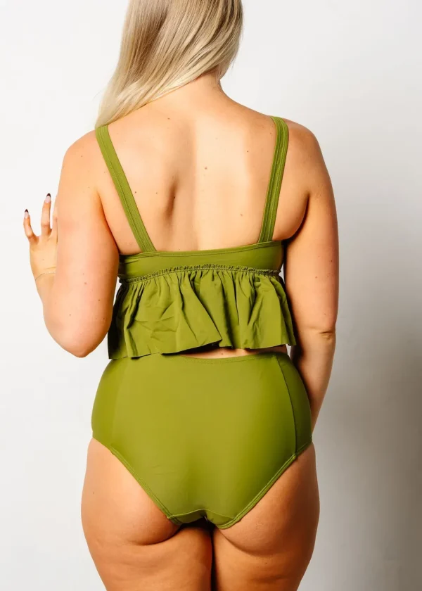 Olive Green | Mid-Rise Bottoms