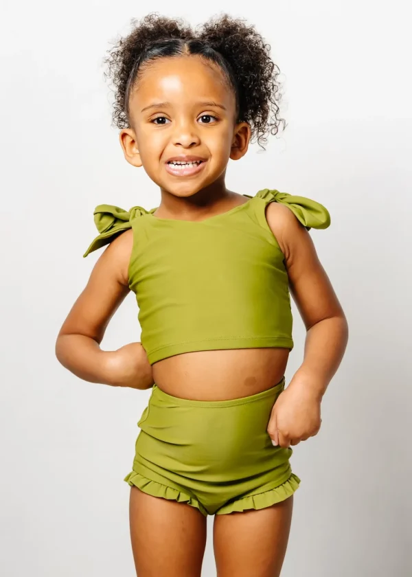 Olive Green | Mini All Ruffled Up Bottoms
